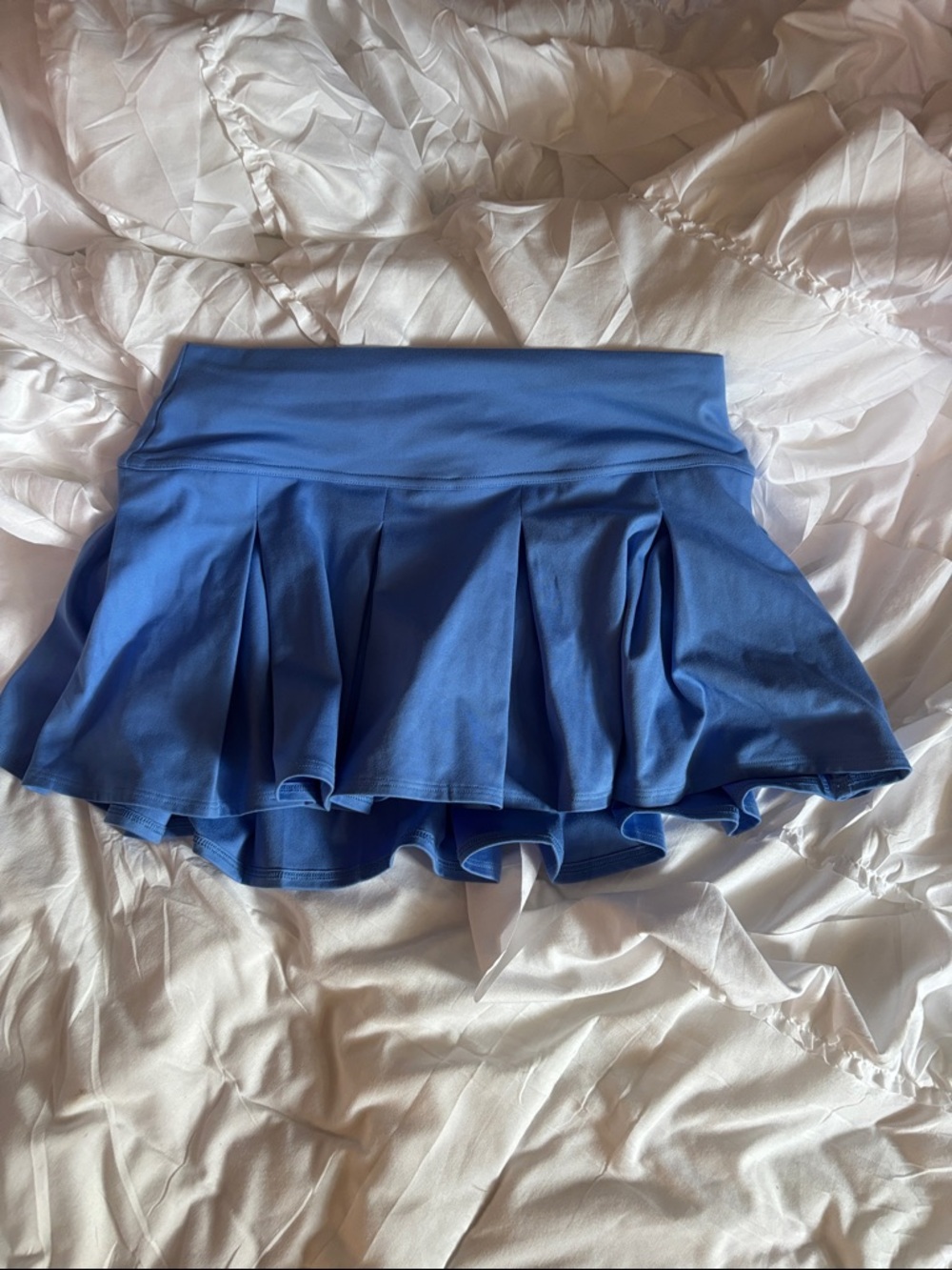 Gilly Hicks Blue Pleated Athletic Skort